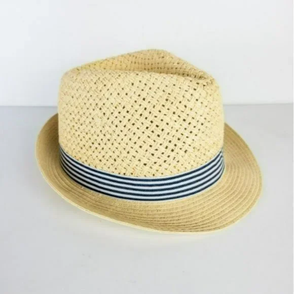 INC International Concepts Open-Braid Fedora - Tan - Picture 3 of 3